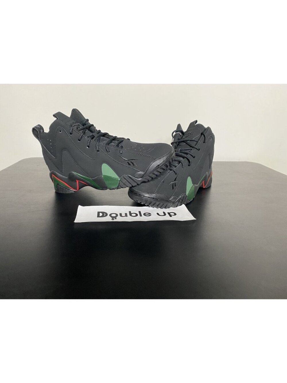 Reebok Kamikaze II 2 DTLR Glory Years Black Green Red Men Size 9 FZ3868 Rare